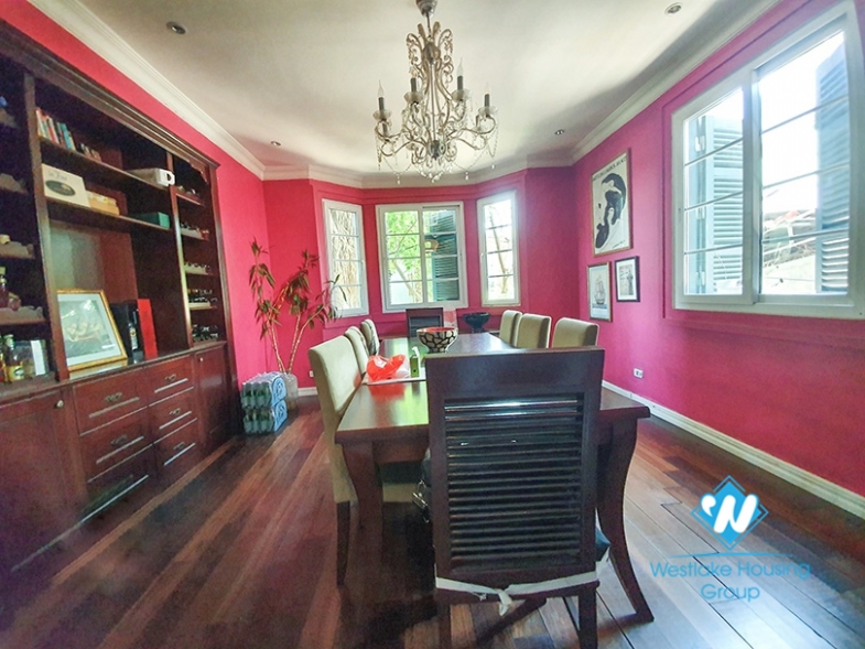 Four-bedroom house near French international school Long Bien.